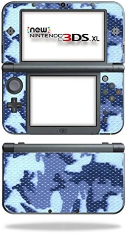 Moidyskins кожата компатибилна со новите Nintendo 3DS XL капаци на налепници Skins Blue Camo