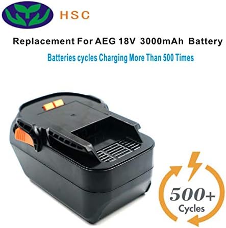 3000mah 18650 Батерија ПАКЕТ AEG18C Ли-јонска Батерија 18v Замена ЗА AEG L1815R L1830R Батерија Пакет 18V