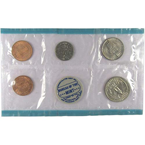 1968 Разни Нане Марки Сад Нане Нециркулирана Монета Поставена Во Оригинално Владино Пакување Нециркулирана