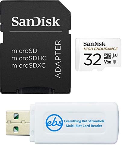 SanDisk 32gb Висока Издржливост MicroSD Memroy Картичка За Nexar Паметни Цртичка Камера Работи Со Зрак, Про, NEXC1, NEXS1 Пакет Со