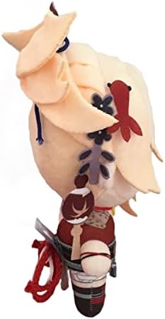 Ryusa Симпатична Геншин Импакт Јоимија Плуша кукла 7,9 /20 см мека полнета перница Плитна играчка за фанови и деца, идеална