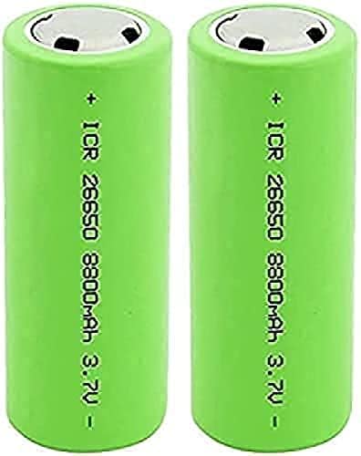 USMJ 4 парчиња 3,7V 26650 8800 mah li јонска батерија за полнење за LED играчки за лапки