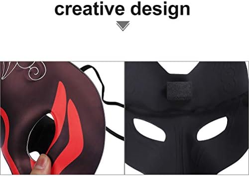 Cosplay 2 парчиња Декоративни маски за перформанси реквизити на лисици декор за славење на банкет, фаворизираат домашен декор