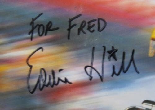 Еди Хил потпиша автоматски автограм 8x10 Фото II - Автограмирани фотографии од НФЛ