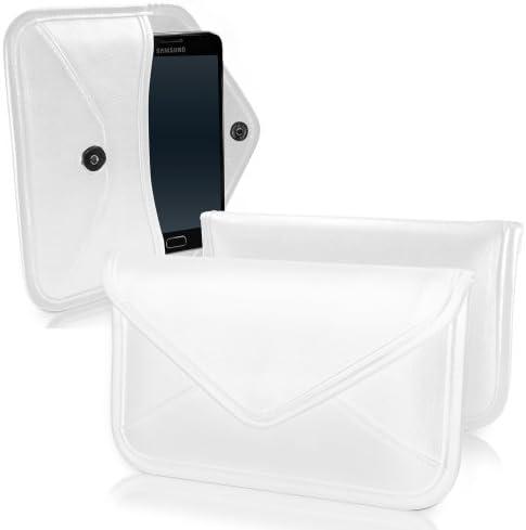 Boxwave Case for Blu G90 - Елитна кожна торбичка за месинџер, синтетичка кожна покривка Дизајн на пликови за Blu G90 - Брегот на Слоновата