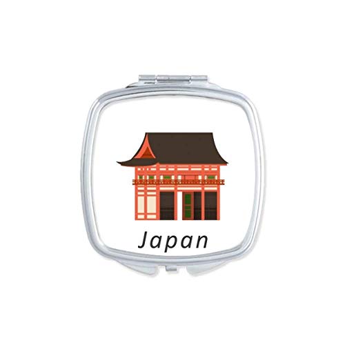 Јапонска Традиционална Едо Култура Куќа Огледало Пренослив Компактен Џеб Шминка Двострано Стакло