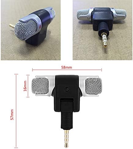 Comidox 1PCS Мини 3.5 mm Џек Микрофон Стерео Кондензатор Микрофон За Мобилен Телефон Снимање На Глас Интернет Разговор