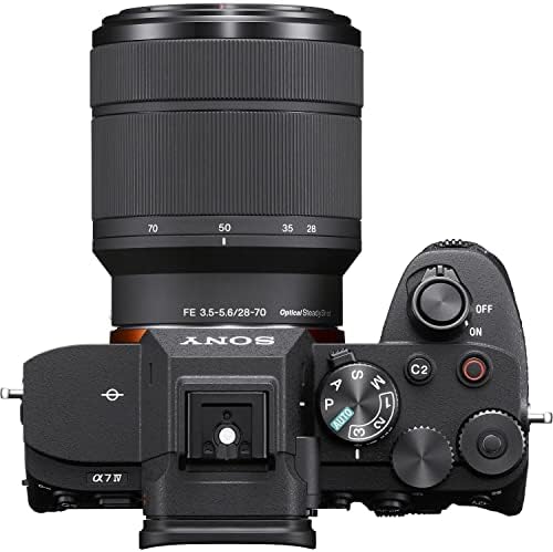 Пакет камера За Сони А7 IV Камера Без Огледало СО FE 28-70mm f/3.5-5.6 OSS и Е 55-210mm f/4.5-6.3 Oss Леќа + Додатоци