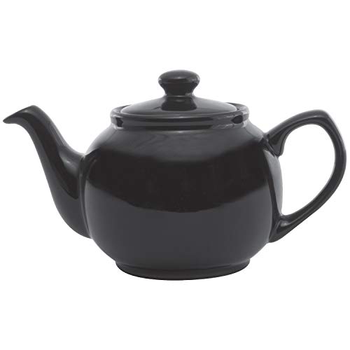 Услужни идеи TPCE16BL чајник, керамика, 16 мл, англиски стил, црно