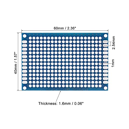 Meccanixity PCB табла со двојно еднострано печатено коло за прототипирање на прототипирање, обложени преку дупки за електронски проекти за