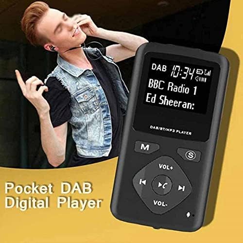 XXXDXDP радио приемник DAB Radio DAB/DAB Дигитално радио 4.0 Личен џеб FM мини преносно радио MP3 микро-USB за дома