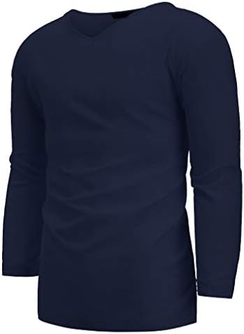 XXBR памучни постелнина кошули за мажи, есен 3/4 ракав против вратот лабави плажа врвови плус големина цврсти удобни обични маици
