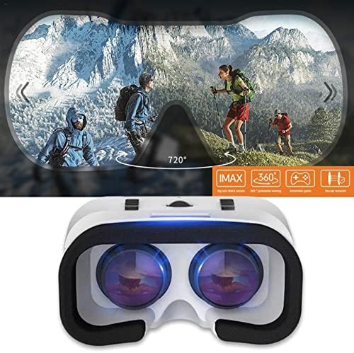 Nuopaiplus VR Слушалки, 3d VR Очила Слушалки Главата Монтирани Прилагодливи VR за 4.7-6.0 Инчи Паметни Телефони Виртуелна Реалност Очила Преносни