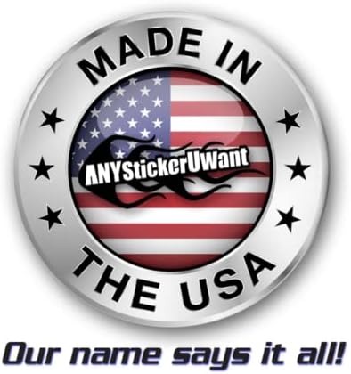 Anystickeryouwantighted американско знаме со вкрстена врата од камиони винил декларативно компатибилен со повеќето пикап камиони