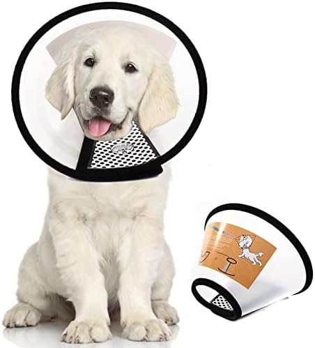 Кијадин Пластични Јаки За Обновување На Миленичиња &засилувач; Конуси за Кучиња И Мачки По Операцијата Прилагодлив Конус За Вратот На Кучето Хируршки