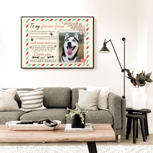 Персонализирано Сеќавање На Кучиња Поштенски Постер За Куче Мама Тато Прилагодена Слика За Кучиња Жалост Сочувство Платно Уметност