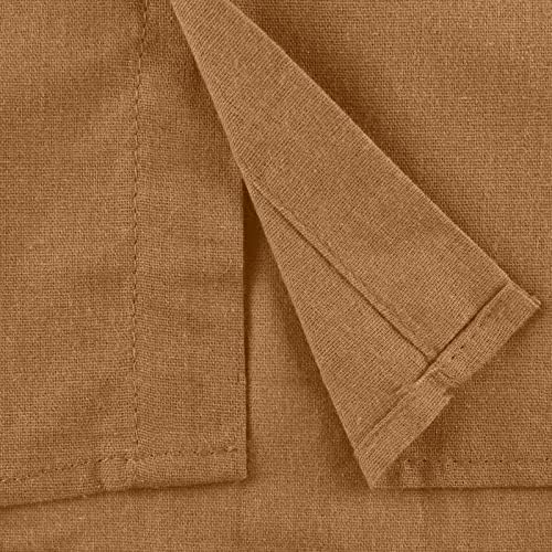 Неферлиф за џемпери за мажи, машка обична памучна постелнина цврста боја со долги ракави кошули лабави кошули, машки маици