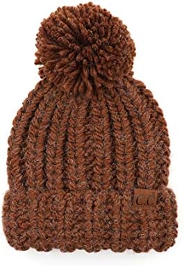 C.C ексклузиви женски зимски семе зашиени конфети пом -бени капа