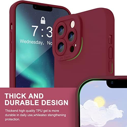 Наменето за iPhone 13 Pro Max Case Gel Gumber Colution Protection Protection Cockproof Cover само за Apple 13 Pro Max, ShockProof Protective со