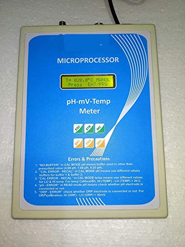 Arglabs микропроцесор pH, MV, мерач на температура за лабораториска употреба