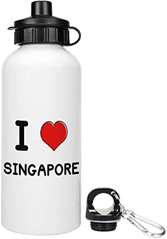 Azeeda 400ml 'Јас го сакам Сингапур' Детско шише за еднократно вода / пијалоци