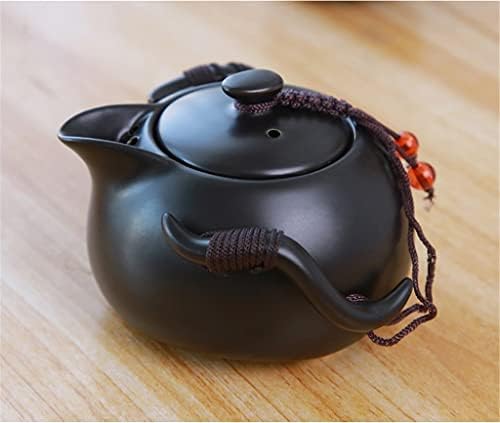 ZLXDP керамички чајник -чајник Гаиван Кинески патувања керамички чај чај за пуер кинески сад за чај преносен чај сет подароци