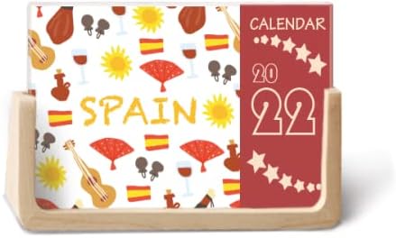 Шпанија Фламенко Музика Храна 2022 Биро Календар Планер 12 Месец