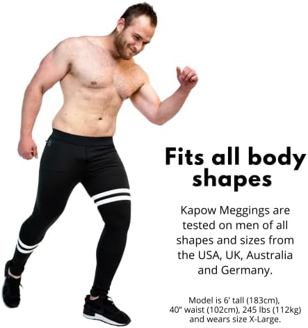 Капоу Мегингс за изведба на мажите за изведба на мерачи Спортска компресија со џебови