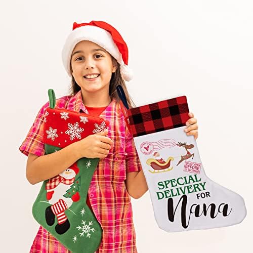 Голсо специјална испорака Нана Божиќна порибување Бурлап Санта ирваси Најдобра Нана Божиќна порибување виси Божиќни украси подароци