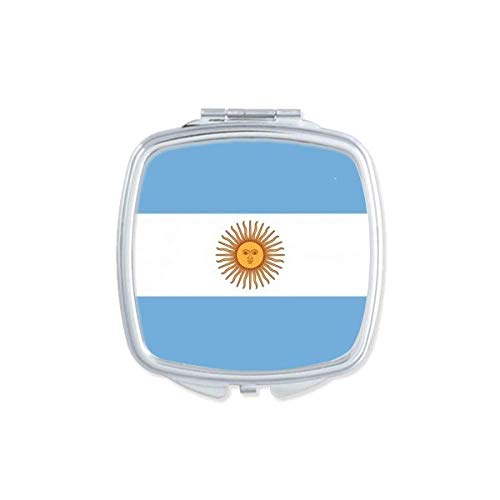 Национално Знаме На Аргентина Јужна Америка Земја Огледало Пренослив Компактен Џеб Шминка Двострано Стакло