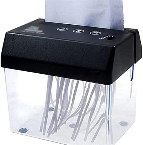 N/A Portable Mini Paper Shredder Electric USB батерија управувана со алатка за сечење хартија за домашна канцеларија за домашна канцеларија