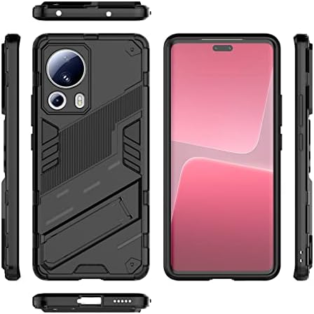 Dwaybox Case за Xiaomi 13 Lite 6,55 инчи, 2in1 TPU+компјутер со двојно слој комбо -шок -отпорен ултра -тенки заштитен телефон за заштитен телефон