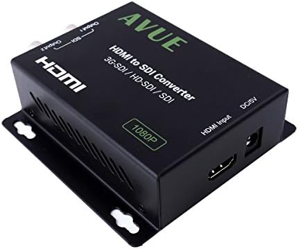 AVUE HDMI До SDI Конвертор Поддржува 1080p 1080I 720P 576i 480i Два ИЗЛЕЗИ НА ИПП, Одделение За Радиодифузија