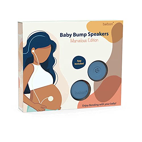 Слушалки за бебиња за бебиња чудесно издание, свири и споделува музика, звук и гласови на матката, пренаталниот звучник, вклучително