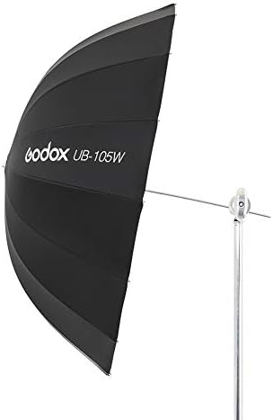 Годокс УБ-105В 105см 41.3 Параболичен Внатрешен Бел Рефлект Мек Чадор Студио Лесен Чадор Со Крпа За Покривање На Дифузорот