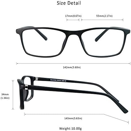 LifeArt Blue Light Блокирачки Очила, Анти-Напрегање На Очите, Компјутерски Очила За Читање, Очила За Игри