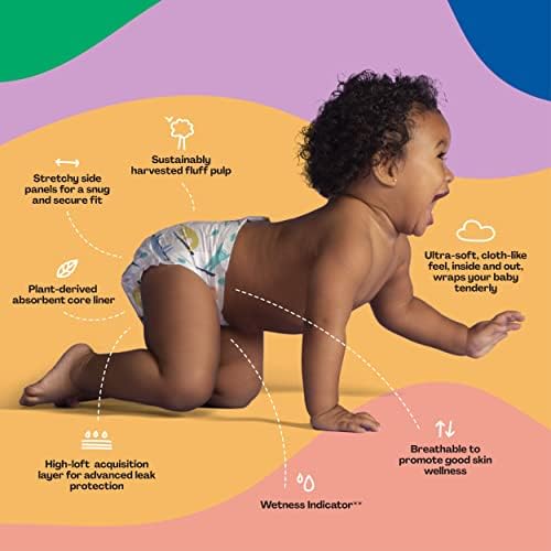 Здраво Бело Премиум Пелени За Бебиња Со Големина 2 I 120 брои Пелени За Еднократна Употреба, Екстра-Абсорбента, Хипоалергични И Еколошки