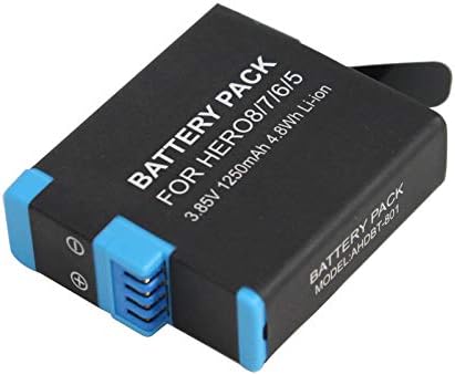 Замена на батеријата AHDBT-801 за камера GoPro AHBBP-601-компатибилен со SPJB1B целосно декодирана батерија
