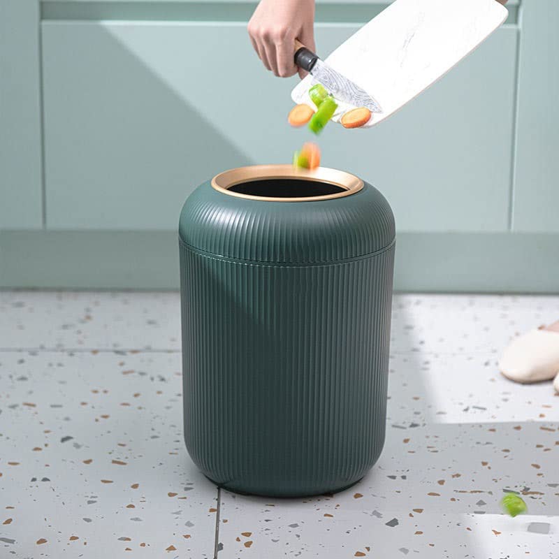 Tatsen Trash Can Can спална соба Прес-тип ѓубре за складирање корпа за хартија за бања