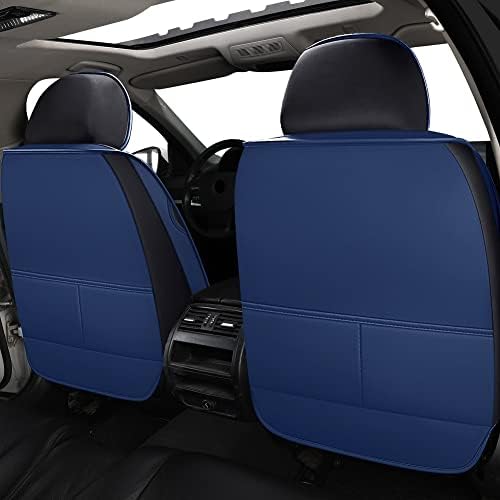 Обвивки на седиштето на автомобилот Комплетен сет 5 седишта Перница за кожени седишта Универзално вклопување заштитник на седиштето