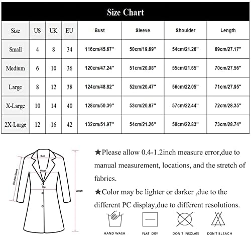 Prdecexlu случајно плус големина датум ноќна јакна за жени есенски јакна со долг ракав, опремена ладно цврсто v вратот копче памук