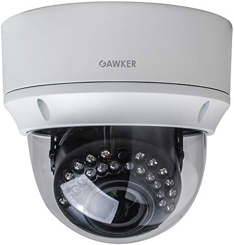 Gawker G1083PDIR DOME CCTV Security Camera, 1080P HD-TVI/AHD/CVI и CVBS Видео за префрлување, вистински ден и ноќ, доказ за вандал IP66,