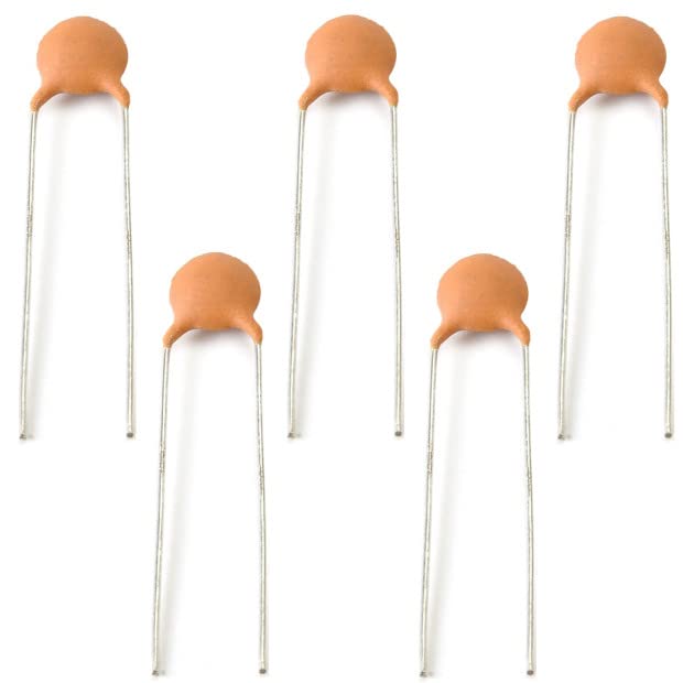 Комплет за керамички кондензатор на 70pcs Керамички кондензатор 50V 150pf диск кондензатори за електронско коло за DIY, случајна боја