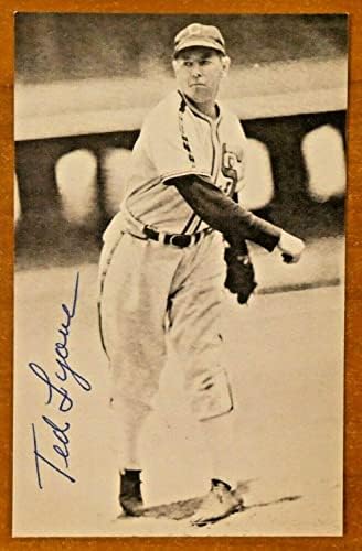 Тед Лајонс потпиша 3,5 x 5,5 Бејзбол Фото разгледница - Автограмирана фотографии од MLB