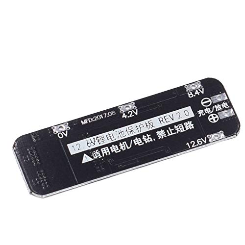 Galaxyelec 10pcs 3s 20a li-јонски литиум батерија 18650 полнач PCB BMS за заштита од табла 12.6V ќелија 59x20x3.4mm модул
