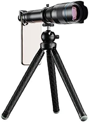 SDFGH 60X Телефонска камера леќи Супер Телефото Зум Монокуларен телескоп за патувања на плажа на отворено активности Спорт мобилен телескоп