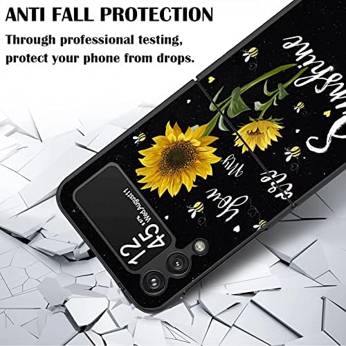 Компатибилен Со Случајот Samsung Galaxy Z Flip 4, Ултра Тенок Издржлив Заштитен Случај Отпорен На Удари Во Популарен Стил За Samsung Galaxy Z