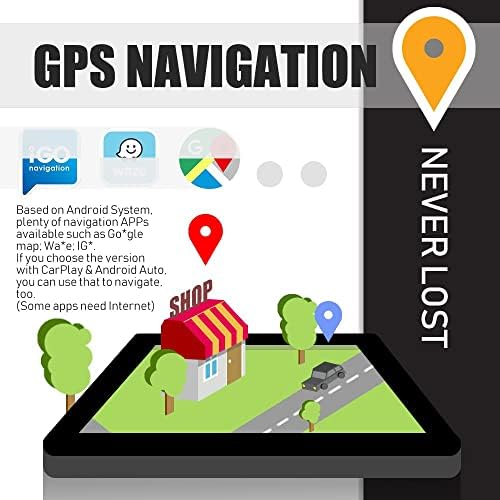Андроид Радио CarPlay&засилувач; Андроид Авто Авторадио Автомобил Навигација Стерео Мултимедијални Плеер GPS Екран НА Допир RDS