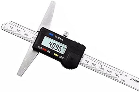XBWEI 0-150mm Дигитален дисплеј Калипер Калипер ММ/инч за мерење на алатки Длабочина Верниер Мерење на калиперот мерење владетел