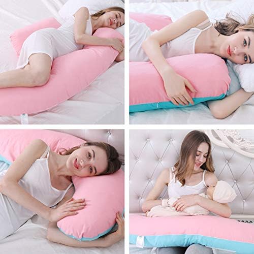 N/q Перница за бременост, перница со у-трепет, перница во форма на U-облик во облик на облик на облик, породилна поддршка за спиење, колк,